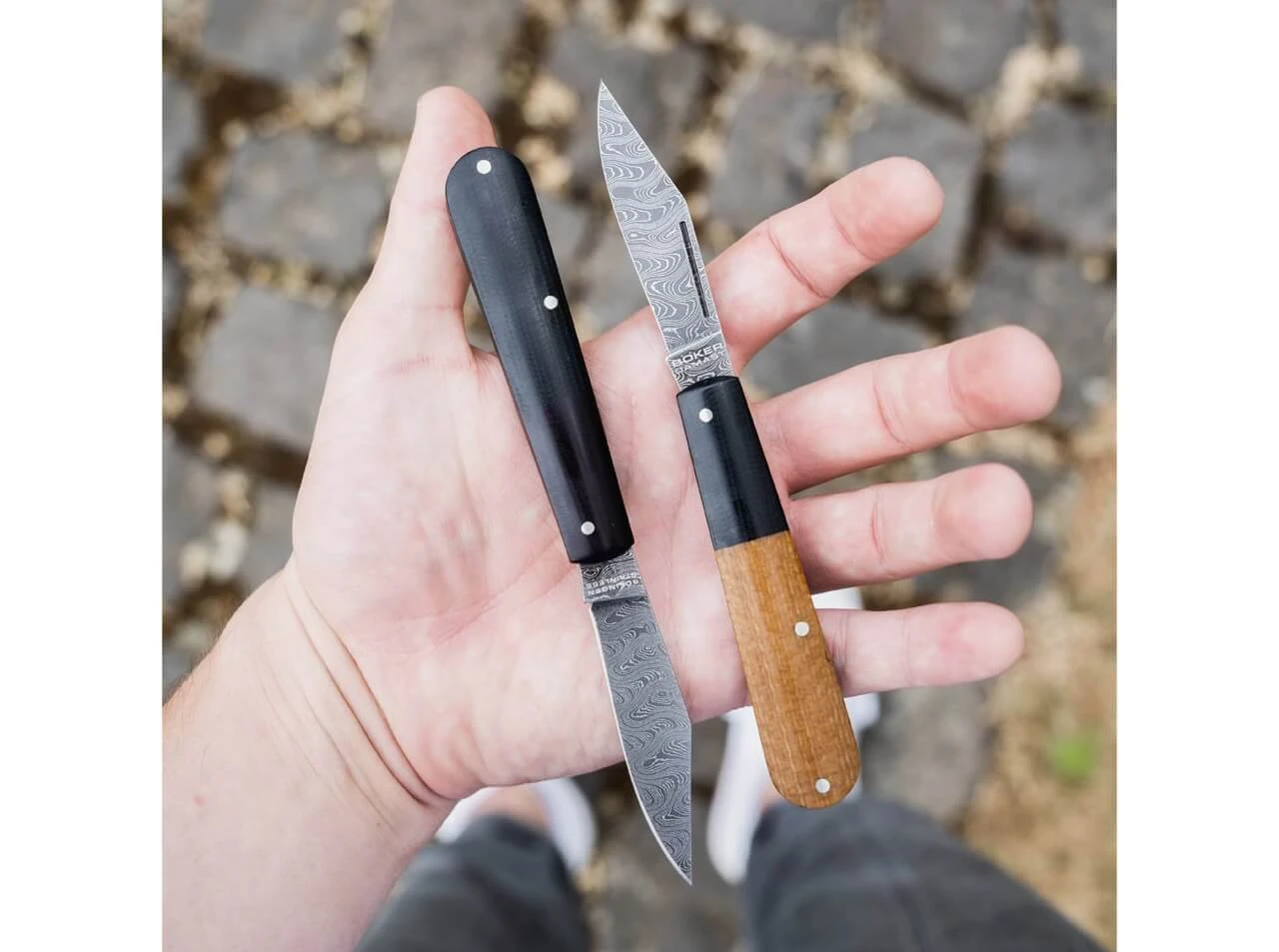 Barlow Integral Burlap Micarta Damast 6 Barlow Integral Burlap Micarta Damast – Bild 6