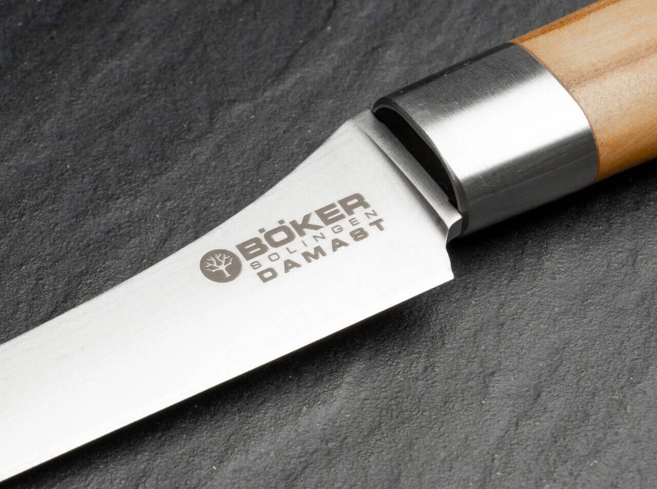 Damast Olive Gemüsemesser 4 Damast Olive Gemüsemesser – Bild 4