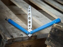 BHQ Balisong Trainer Blue -Messer Förderung boeker plus bhq balisong trainer blue 01bo714 6 1280x1280