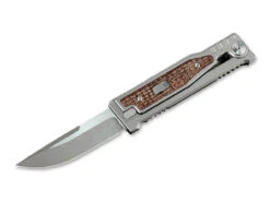 EXO-M Burlap Micarta Drop Point