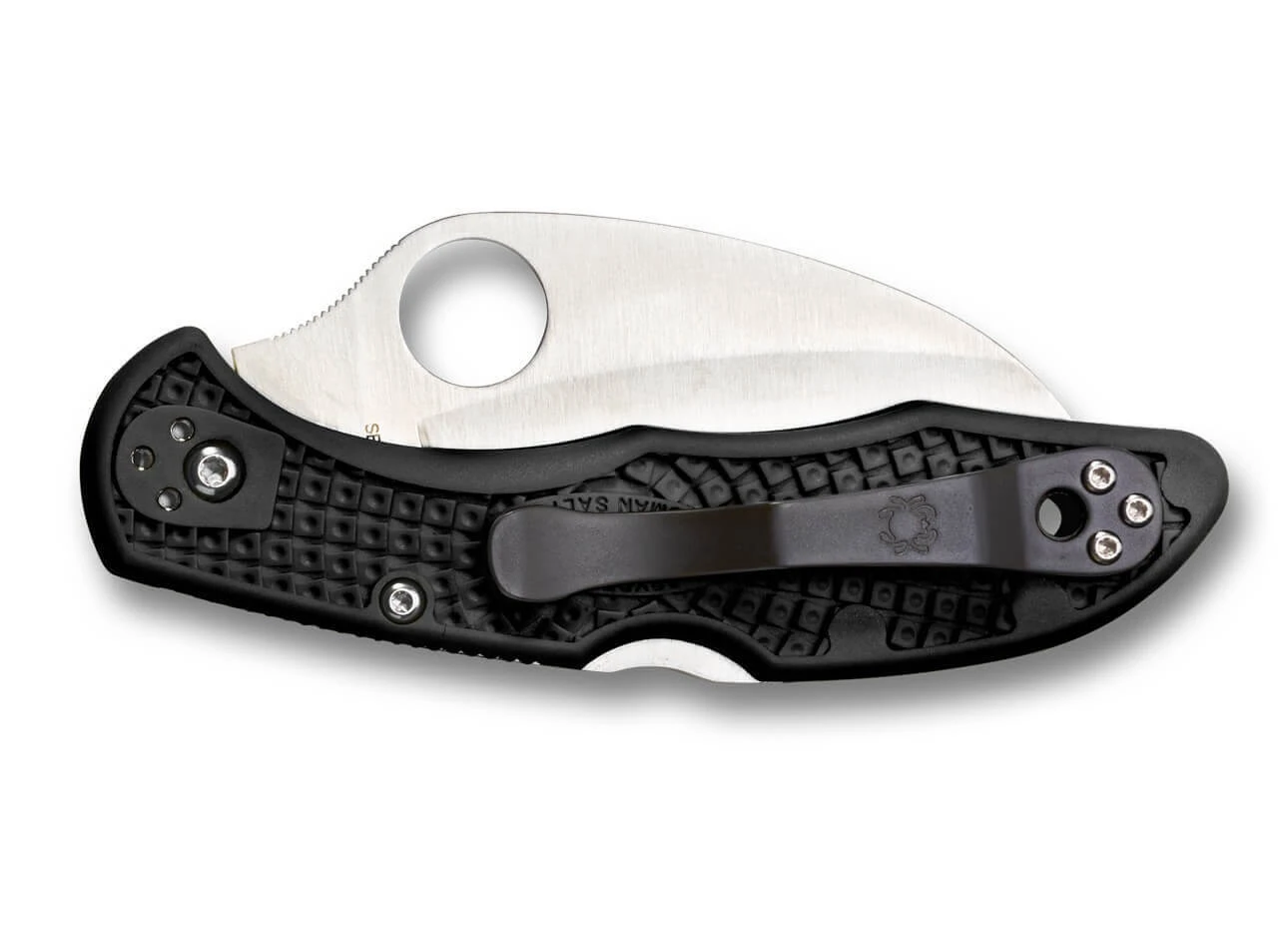 Spyderco Tasman Salt 2 Lightweight Black H1 Serrated 2 Spyderco Tasman Salt 2 Lightweight Black H1 Serrated – Bild 2
