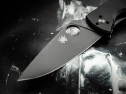 Spyderco Tenacious Black Plain -Messer Förderung spyderco tenacious black plain 01sp745 3 1280x1280