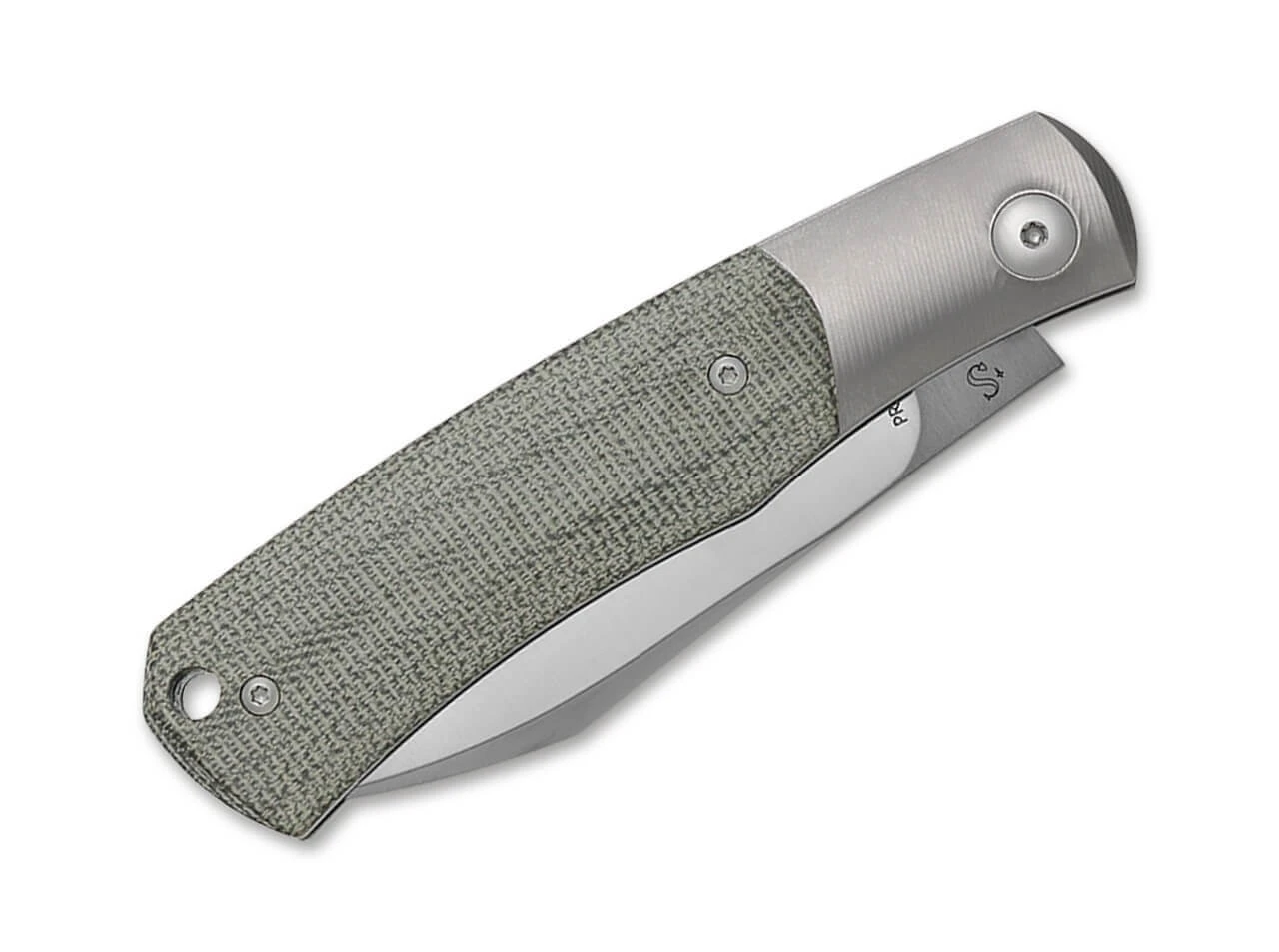 Viper Hug Titanium Micarta Green 2 Viper Hug Titanium Micarta Green – Bild 2